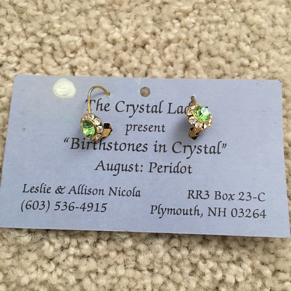 Peridot earrings